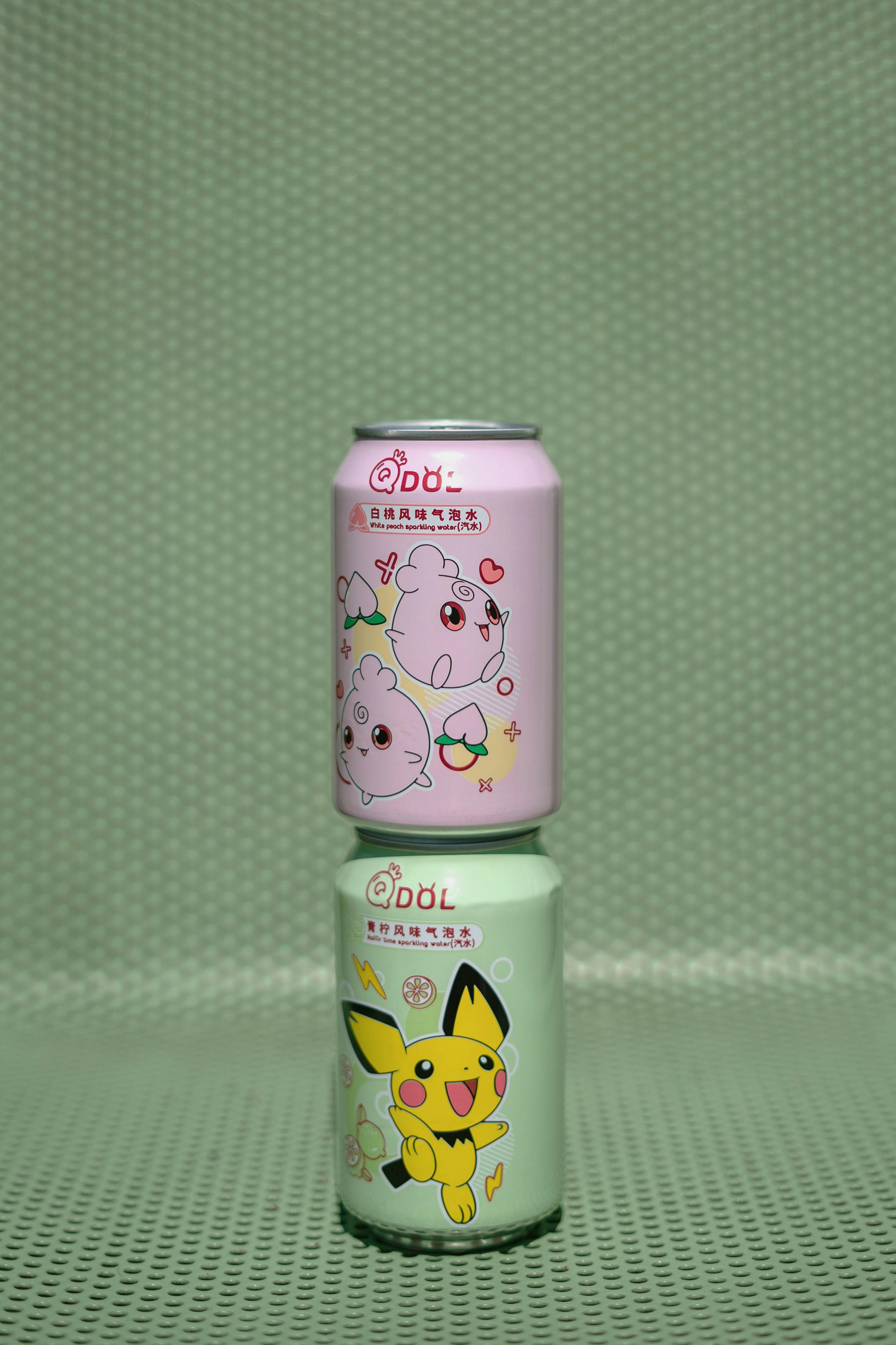 Pokemon sparkling water collectible drinks